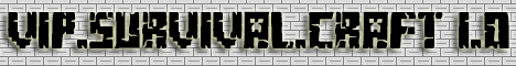 Представление сервера VIP.SURVIVAL.CRAFT-1.0